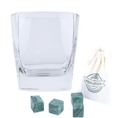 Perlotus 300 cc Sterlin Viski Bardağı Granit Viski Taşı Hediyeli - 2