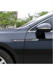 Volkswagen Passat Uyumlu B6 R-Line Çamurluk Logosu Siyah / Yacı160 - 1