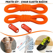 Tak Bırak Ayakkabı Bağcığı, Bağlamaya Gerek Olmayan Yeni Nesil Elastik, Pratik, Akıllı Bağcık - 12