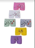 TUTKU 0181 KIZ ÇOCUK DESENLİ BOXER 12 ADET - 2