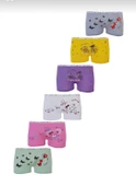 TUTKU 0181 KIZ ÇOCUK DESENLİ BOXER 12 ADET - 1