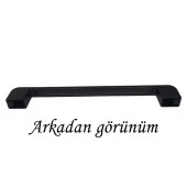 Oval Marmara Kulp 160 mm Siyah Mutfak Kulpu Çekmece Dolap Kapak Kulbu Metal  Mobilya Dolabı Kulpları - 4
