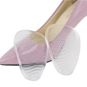 Stiletto İçi Kaydırmaz Jel Ön Tabanlık, Yapışkanlı, Nasır Koruyucu, Şeffaf Silikon Ayakkabı Tabanlığı - 1