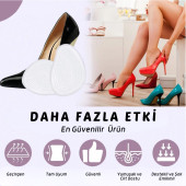 Stiletto İçi Kaydırmaz Jel Ön Tabanlık, Yapışkanlı, Nasır Koruyucu, Şeffaf Silikon Ayakkabı Tabanlığı - 7