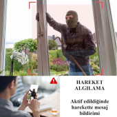 Wifi İp Kablosuz Gece Görüşlü Hareket Algılama Mini Güvenlik Kamera 32 GB Hafıza Kartı Hediyeli - 3