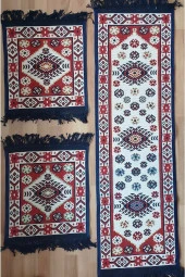 Algelsineve Suave Karma Antik Kilimden Serme Oto Kılıfı Takımı, kırmızı - 2