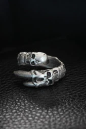 Ayarlanabilir Kurukafa Pençe Model Erkek Yüzük - TJ-EY481 thumbnail 1