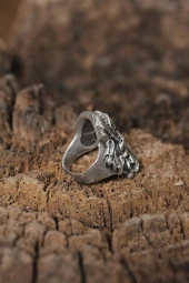 Ayarlamalı Azrail Tasarımlı Erkek Yüzük - TJ-EY328 thumbnail 2