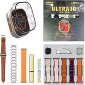 TT Ultra-10 49mm Bluetooth Akıllı Saat, 10 Kordonlu Set - 1
