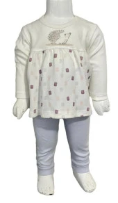 Aziz Bebe 2Li Takım 2234 Ekru - 1