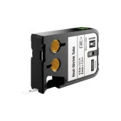 Dymo XTL 6 mm x 2.7 Metre Isıyla Küçülen Beyaz Üzerine Siyah Şerit thumbnail 1