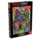 1048 Kurt Bakışı 1000 Parça Puzzle -Anatolian - 2