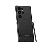Vendas Samsung Galaxy S24 Ultra Kılıf Zore Kamera Korumalı Leather Dikey Standlı Ays Kapak - 1