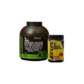Zeus Nutrıtıon Pure Whey Protein Tozu 2273gr Çikolatalı +  Creatine 500 Gr - 1