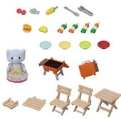 Sylvanian Families Barbekü Piknik Fil Kız ESF5640 - 4