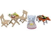 Sylvanian Families Barbekü Piknik Fil Kız ESF5640 thumbnail 5