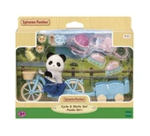 Sylvanian Families Bisiklet ve Paten Seti -Panda Kız ESF5652 - 1