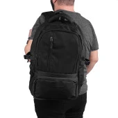 Bagacar Okul ve Günlük Laptop Bölmeli Su Geçirmez Sırt Çantası Siyah - 2