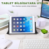 TechTic Monitor Tv Üstü Raf Portatif Katlanır Düzenleyici Projeksiyon Rafı Telefon Tablet Standı - 5
