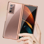 Samsung Galaxy Z Fold 2 Kılıf Şeffaf Kıpta Kapak - 7