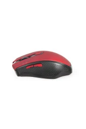 3D Tasarım Ergonomik Usb Kırmızı 2.4Ghz Optik Wireless Mouse - 2