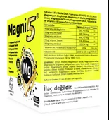 Magnezyum 5 Etkili Form 3 Aylık 90 Kapsül Magni5 B6 D Vitamini Bisglisinat Taurat Sitrat Malat Oksit - 5