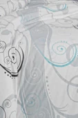 %100 Pamuklu Çift Kişilik Desenli Ranforce Kumaş Nevresim Seti - 200x220 cm - - 5