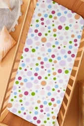 100x150 cm Ranforce Kumaş Lastiksiz %100 Pamuklu İpeksi Bebek Çarşafı - 4