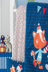 100x150 cm Ranforce Kumaş Lastiksiz %100 Pamuklu İpeksi Bebek Çarşafı - 10