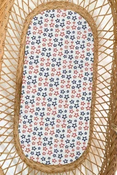 100x150 cm Ranforce Kumaş Lastiksiz %100 Pamuklu İpeksi Bebek Çarşafı - 11