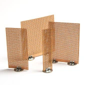 Delikli Model (üçgen) 100 x 100 x 0.5 mm Sehpalı 20 Adet - 4