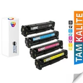 Hp Laserjet Pro 300 Color Mfp M375NW 4 Renk Muadil Toner 305A-CE410 thumbnail 1