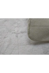 50 X 80cm Pofuduk Kabarık Kalın Paspas, Beyaz - 3