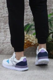 M P 241 1567 Beyaz Gri Rahat Orijinal Ürün Kadın Spor Ayakkabı thumbnail 4