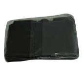 Küçük Boy Atlet Geri Dönüşüm Granül Çanta Poşet 40X25 Cm Kalın Siyah 1000 Gr 1 Paket - 1