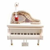 Piyano Tasarımlı Balerin Müzik Kutusu - 1