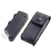 Mini 60X 100X Zoom Lens Odak Takı Led Cep Mikroskop Büyüteç - 1