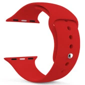 Akıllı Saat Silikon Kordon 42/44 Mm Kırmızı - 1