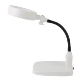 Masaüstü 10X Led Işıklı Büyüteç Okuma El Sanatları Onarım Büyüteç 7765 - 1
