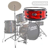 Bateri Davul Seti Metalik Kırmızı XDS665RD - 1