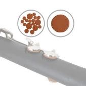 KLARNET AKS GUDERİ TAKIM DERİ KAHVE (RPC17LB) - 1