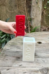 Love Yazılı Baton Mum Kalıbı (Silikon) thumbnail 5