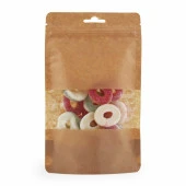 Kraft Orta Pencereli̇ Ki̇li̇tli̇ Doypack 13x22+4 Cm 250 Gr 1000 Adet - 1