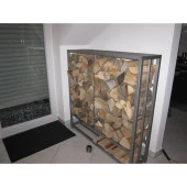 Şömine İçin Odunluk Metal Odun İstifleyici Dolap - 4