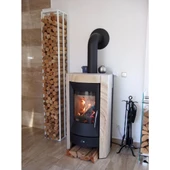 Odun Depolama Şömine Yanı Metal Odun Dolabı - 2