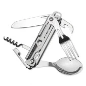 Grand Harvest GHKS002 Multi Fonksiyonel Çatal Bıçak Kaşık Tirbüşon Set - 1