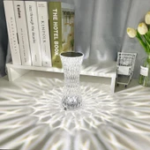 LW-5 Şarjlı Kristal Elmas Masa Lambası Dokunmatik Romantik Akrilik Led Gece Lambası - 1
