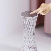 LW-5 Şarjlı Kristal Elmas Masa Lambası Dokunmatik Romantik Akrilik Led Gece Lambası - 5