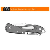 Grand Harvest KJ5011AL1 Multi Fonksiyonel Çakı - 6