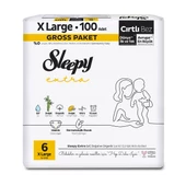 Sleepy Extra Günlük Aktivite Gross Paket Bebek Bezi 6 Numara Xlarge 100 Adet - 2